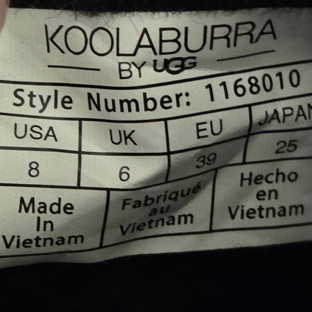 Koolaburra by UGG Koola Mini Hybrid Waterproof Boots Suede Faux Fur Lined 8 NWOT - Picture 12 of 15